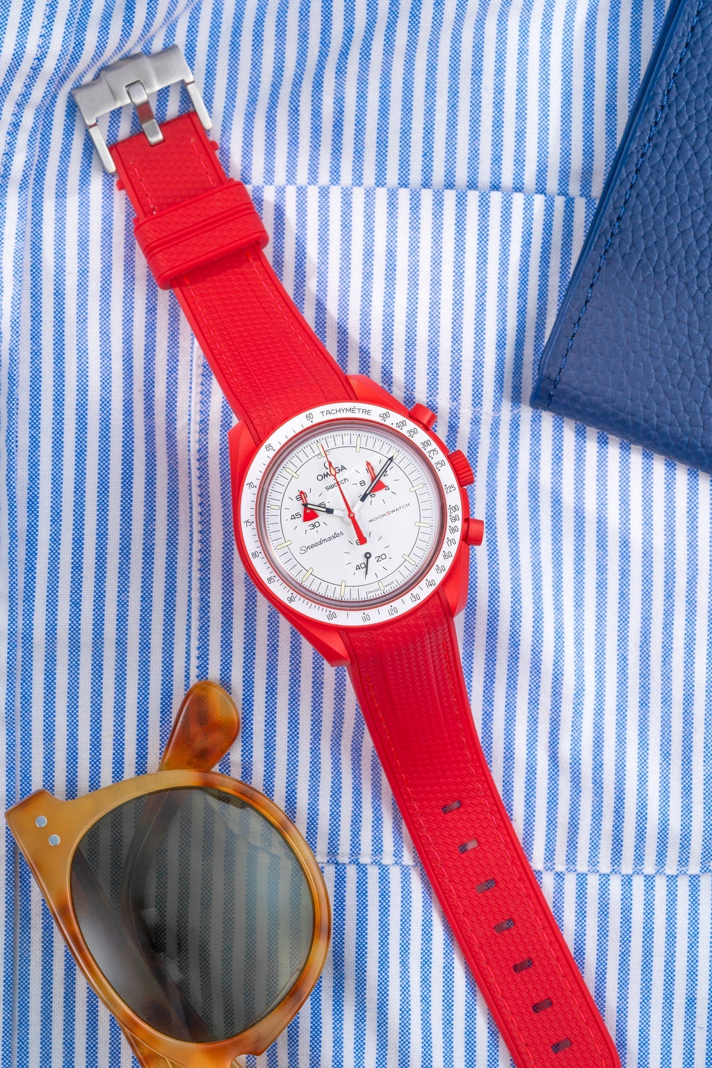 MoonSwatch Mission to Mars (Rubber Strap) - OM Luxury