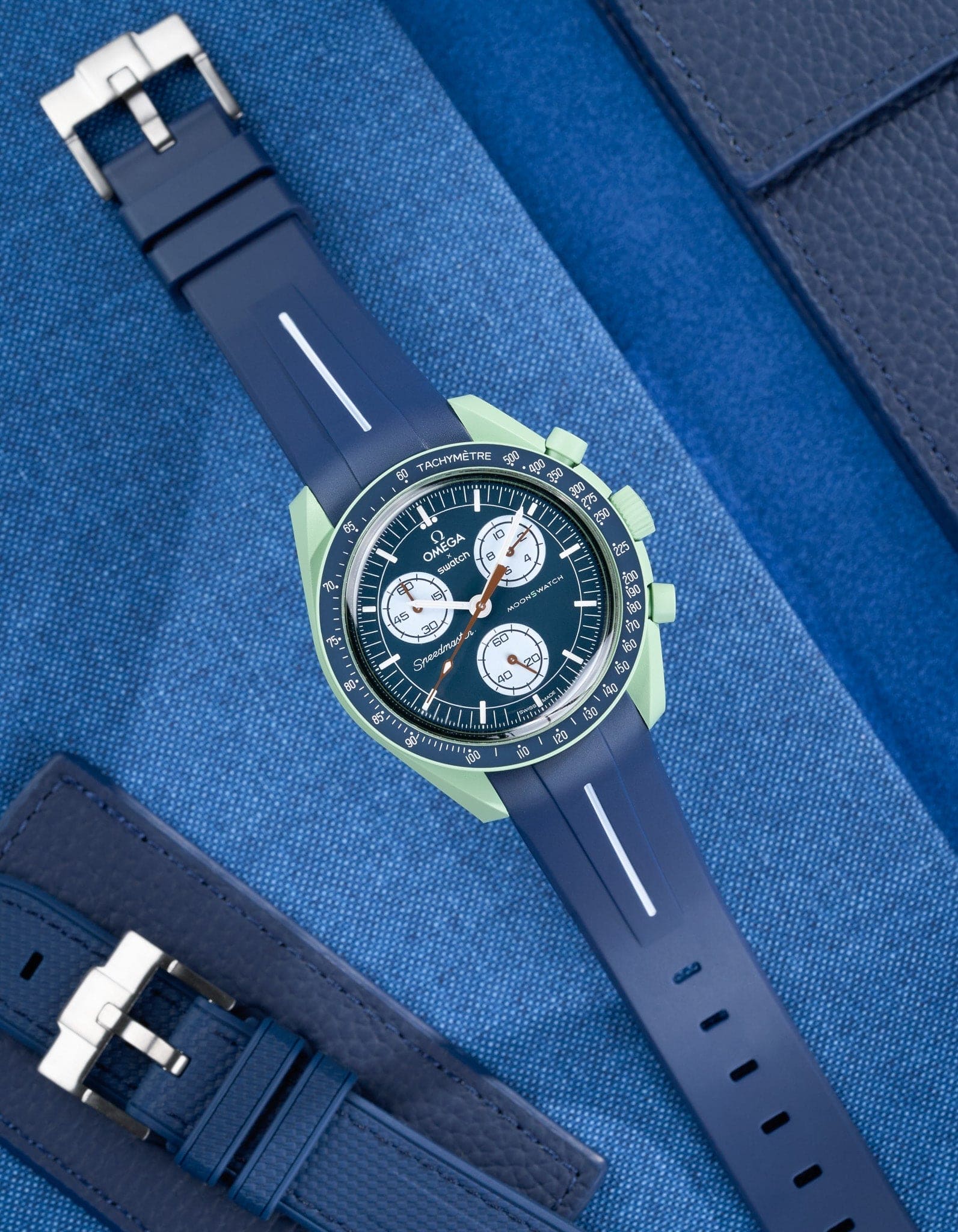 MoonSwatch Mission to Earth (Rubber Strap) - OM Luxury