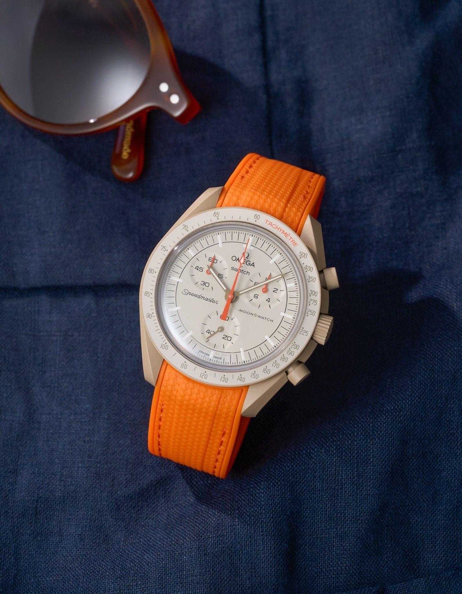 MoonSwatch Mission to Jupiter (Rubber Strap) - OM Luxury