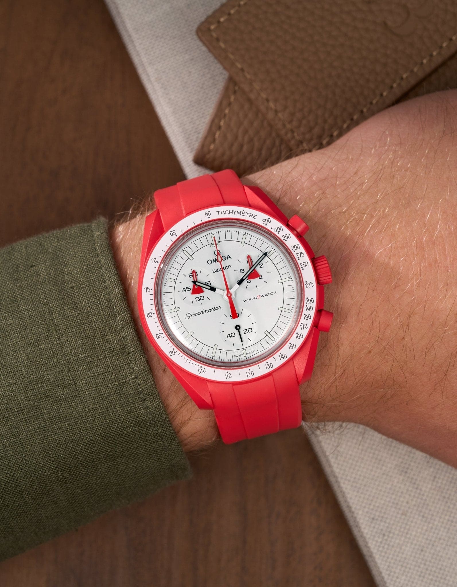 MoonSwatch Mission to Mars (Rubber Strap) - OM Luxury